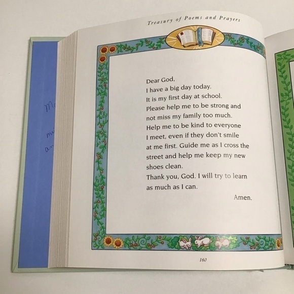 Vintage Poems and Prayers for Children Book Lynne Suesse 1999 Hardcover 1st Ed - Picture 10 of 16